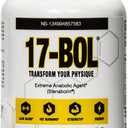 Avry Labs Extreme Anabolic Supplement Pre-Workout Dietary Supplement, Lean Muscle Builder & Fat Burner Supports Protein Synthesis, Testosterone Levels & Muscle Growth Vegan, 60 Capsules BBD: 03/2025