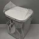 Gute Laundry Pod Holder with Lid - 186oz Sealed Automatic Pop-Up Dispenser, Laundry & Dishwasher Pods for Laundry Room Organization-5.5L