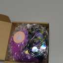 Princess Porch Goose Outfit Winter Porch Goose Outfit Sparkly Rainbow Sequin Cape for 17" 23" Lawn Garden Yard Geese(Purple)