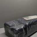 Pcinfuns Outdoor Patio Rugs 9X12 Waterproof, Reversible Plastic Straw Camping Rug Carpet, Large Area Rugs Mats for Rv, Deck, Porch, Picnic, Beach, Balcony, Navy Blue & Grey