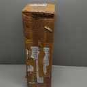 HOMEMONDE Handwoven Jute Area Rug - 4 feet Round Natural Yarn Loom Braided Rug - Eco-Friendly Boho Farmhouse Reversible Design for Bedroom, Living Room, and Kitchen (Natural)