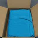 HolidayIdeas Cocktail Table Covers, 2 Pack - Fitted Stretch Spandex Square Corners Cocktail Tablecloths (Turquoise, Fit for 30"-32" Diameter x 43" Height Tables)