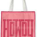 Pink Howdy Canvas Tote Bag, Pink Western Shoulder Bag, Howdy Reusable Tote Bag,Western Gifts for Women
