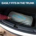 Lost Horizon Air & Foam Camping Mattress for Tesla, Self Inflating Sleeping Pad with Air Pump, 4.5" Thick, R-Value 13, Model Y
