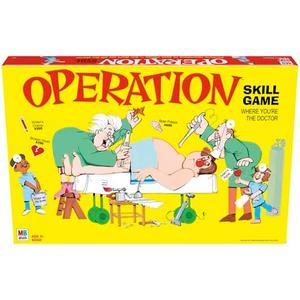 Operation Electronic Board Game, Family Games for Kids Ages 6+, Kids Board Games for 1+ Players, Funny Games for Kids, Kids Gifts
