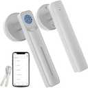 Fingerprint Door Lock with Smart APP,Fingerprint Door Knob,Biometric Door Knob Keyless Entry Door Lock with Tuya for Home/Bedroom/Office/Apartment/Airbnb Siver