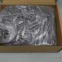 #8 x 3" Sheet Metal Screws 250PCS 410 Stainless Steel Truss Head Fast Self Tapping Screws by SG TZH (Silver)