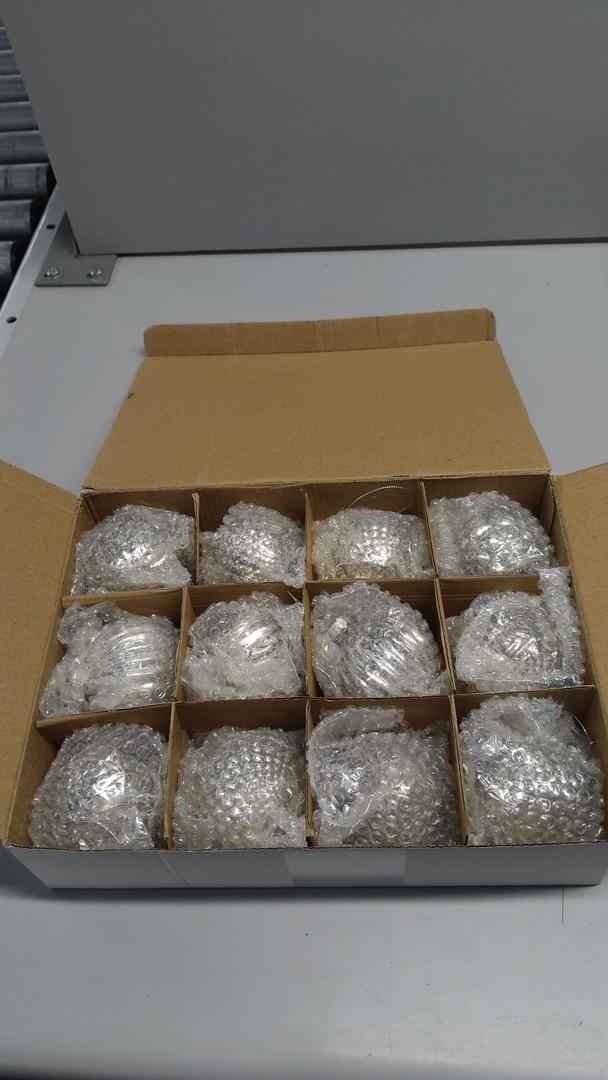 Christmas Balls, Champagne Christmas Balls 16Pcs 6cm Baubles Decorations Clear for Tree Holidays Home Xmas Party Decoration ﻿ (Silvery)