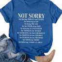 No Brand Womens Not Sorry For Having Morals And Values - Proud Conservative V-Neck T-Shirt, Large