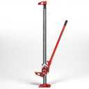 Big RED 60" Ratcheting Off-Road Farm Jack – Heavy-Duty 3-Ton (6,000 lb) Capacity for Tractors, Trucks, SUVs – Utility & Recovery Tool