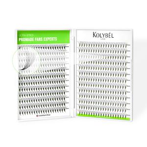 500 Premade Fans Eyelash Extensions 10mm Single Length Promade Lash Fans C/D Curl Premade Fans Pointed Thin Base Handmade Volume Premade Lash Extensions Fans(10D,0.07-C-10MM)