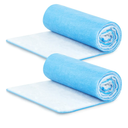 2 Rolls of 114 x 24 Inch Air Vent Filters Blue and White