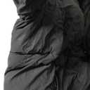 Amazon Essentials Men's Mid-Length Hooded Puffer Coat (4X-Large Big, Black)