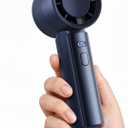 Gaiatop Small Handheld Fan Portable, Powerful High Speed Turbo Cooling, 4000mAh USB Rechargeable Battery Operated Mini Personal Fan, Summer Outdoor Travel Essentials, Gifts for Women Men, Navy Blue