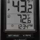 La Crosse Technology 308-1409BNH-CBP Battery Operated Wireless Digital Thermometer - Black