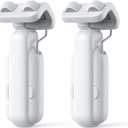 SwitchBot 2025 Automatic Curtain Opener 3 Rod, Bluetooth Remote Control Smart Curtain, WiFi & App Control, Add Hub to Compatible with Alexa, Google Home, HomeKit, White