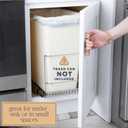 HOLDN STORAGE Pull-Out Cabinet Trash Can Organizer, Fits 9 Gal/35 Qt Bins, Heavy-Duty Chrome Frame, Soft-Close Slide, Adaptable Mounting Options, Fits 12+ Cabinet Opening, Bin Not Included