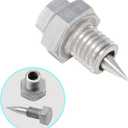 7-Speed Dry Dual Clutch Valve Body Screw Open Hole Oil Change Tool Set Drilling Oil Drain Plug Kit M12*1.25 M12*1.75 Compatible with Buick Chevrolet MG 7DCT250 Transmission