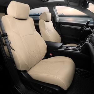FREESOO for Honda Accord Seat Covers EXL EX Touring Hybrid Sport 2018 2019 2020 2021 2022, Custom Leather Car Seat Covers Full Set