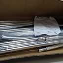 Seamander 3 Bow Marine Grade Polyester Boat Bimini Top, 600D Solution-Dyed Canvas, 4 Adjustable Nylon Straps, 2 Rear Support Poles, 13 Sizes, 10 Colors (3 Bow 6'L x 85"- 90" W x 46" H,Beige)