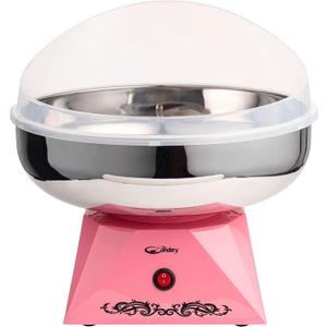 Cotton Candy Machine with Stainless Steel Bowl 2.0 - Cotton Candy Maker 10 Cones & Sugar Scoop - Household Cotton Candy Machine for Kids, Birthday Party - Use Floss Sugar, Hard Candy- By The Candery