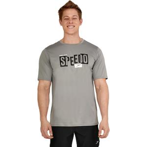 Speedo Men's Uv Swim Shirt Graphic Short Sleeve Tee (Large) Speedo Men's Uv Swim Shirt Graphic Short Sleeve Tee (Large)