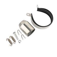 38mm-51mm Motorcycle Exhaust Tips 1.5-2" Motorcycle Muffer Grom Exhaust for Kawasaki Z650 ZX6R Honda CBR 500 300R Yamaha FZ1 250 300 Moto Dirt Bike Silencer Kit