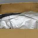Wider 3.3m/10.83ft Rv Covers 210D Oxford Cloth Truck Camper Cover, Foldable Storage, Easy to Clean with 2 Windproof Straps Grey-32.8 x 10.8 ft