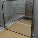 Bathroom Vanity Mirror,30" x 30" Black Metal Framed Wall Mirror for Over Sink, Living Room, Bedroom,Entryway Decor