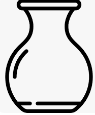 Sowlvenco Blue Ceramic Vase with 2 Handles for Modern Farmhouse Home Decor, Vintage Rustic Decorative Vases, Small Vase for Fresh and Dried Flowers, Centerpiece Table Decorations, 7 Inch