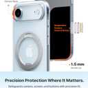 TORRAS 360 Magnetic Stand for iPhone Air Case, [Fit for MagSafe] [Military-Grade Protection] Slim Case for iPhone 17 Air, 2025, Clear, Ostand O3 Fitness Series
