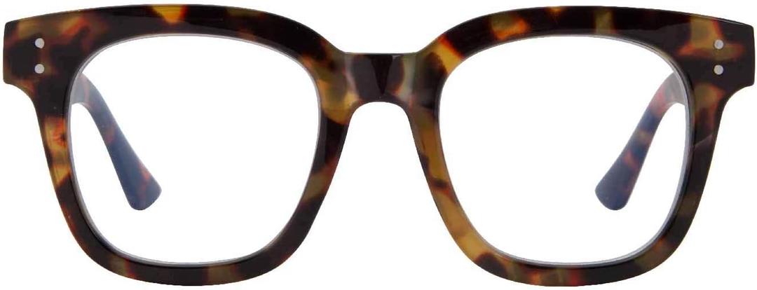 Madison Avenue Women Blue Light Glasses,Oversize Blue Light Blocker for Women, Anti Eyestrain & UV Protection Computer Eyeglasses Hanna (Tortoiseshell)