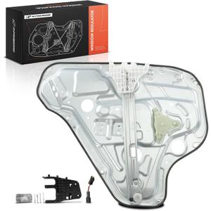 A-Premium Rear Passenger Side Power Window Regulator with Motor (2-Pin) | for Hyundai Elantra 2009 2010 2011 2012, Hatchback
