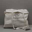 Threadmill Luxury Cotton Blankets for Twin Size Bed | All-Season 100% Cotton Twin Blanket for Bed | Herringbone Soft & Cozy Fall Thermal Blanket, 350GSM, 68x92 inches | Tusk White