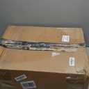 AAAAAcessories D-Shaped Chair Cushions, 2" Thick Dining Chair Pads with Ties and Removable, Machine-Washable Cover, 17" x 16", Set of 6, Black