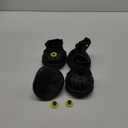 Lukovee Dog Shoes for Hot Pavement - Breathable Non Slip Dog Sandals with Reflective Stripes, Easy ON & Off, Easy-Clean Summer Outdoor Pet Boots for Small Medium Large Dogs (Black, Size 10)