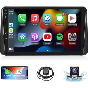 Naifay Car Radio Stereo for Dodge Grand Caravan 2011-2020 Chrysler Town & Country 2011-2016 Grand Voyager 2011-2015 with Wireless CarPlay Android Auto, 2+32G 9inch Touch Screen Bluetooth FM GPS WiFi