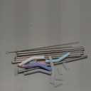 30 oz Straight Metal Straws with Silicone Tip for 30 oz Tumbler, 6 Pcs Stainless Steel Reusable Drinking Metal Straw for YETI, STANLEY, US Acrylio, BJPKPK, Simple Modern and so on