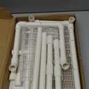 QUINTARA Extra-Large Aquatic Turtle Basking Platform & Sunbathing Dock - Elevated Basking Loft | Adjustable PVC Mount for Tanks 14", Non-Slip, Easy Assembly