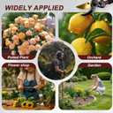 Advanced Bypass Trimming Scissors - Professional Gardening Scissors, 1.57-inch Trimming Diameter Anti rust Stainless Steel Blades, Plant, Flower, Bush Manual Trimmer, 1-piece Set