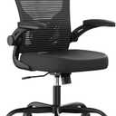 Office Chair, Ergonomic Desk Chairs 330LBS Capacity High Back Mesh Computer Chair with Flip-up Armrests, Comfy Work Chair with Adjustable Lumbar Support, Rolling Chair