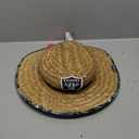 FOCO Men's NFL Team Logo Floral Lifeguard Beach Straw Sun Hat
