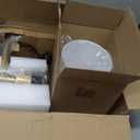 Floor Lamp with Linen Shade, Dimmable Tall Standing Lamp with Remote Control & 3 Color Temperatures, Modern Floor Lamps for Living Room Bedroom Office Corner, 9W LED Bulb Included (Beige)