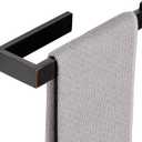 Sayayo Towel Ring for Bathroom, Oil Rubbed Bronze Towel Bar for Bathroom Wall, 10 Inch Hand Towel Holder for Kitchen, SUS304 Stainless Steel Towel Rack Modern Square