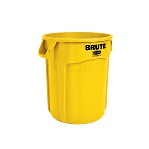 Rubbermaid Commercial Products Brute Trash Can, Yellow, 10-Gallon
