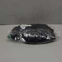 Women Y2K Babydoll Mini Dress Cute Bow Lace Trim Pleated Ruffle Short Sundress Casual Party Vacation One Pieces Size S Black