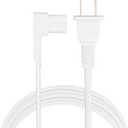 16-Foot Power Cord Compatible with Sonos One, Sonos One SL, Sonos Play-1 Speakers - Power Plug Cable (Extra Long, White)