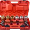 DAYUAN YT-1097 Universal Press and Pull Sleeve Remove Install Bushes Bearings Garage Tool Kit, Black