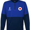 Outerstuff Men's FIFA World Cup Country 1/4 Zip Top, Small