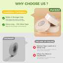 FLYZZZ Window Insulation Kit, Window Insulation for Winter (0.9 Mil) Winter Shrink Film, Indoor Plastic Window Covering for Winter with Wide Tape, Insulates 5 Standard (3'x5') Windows